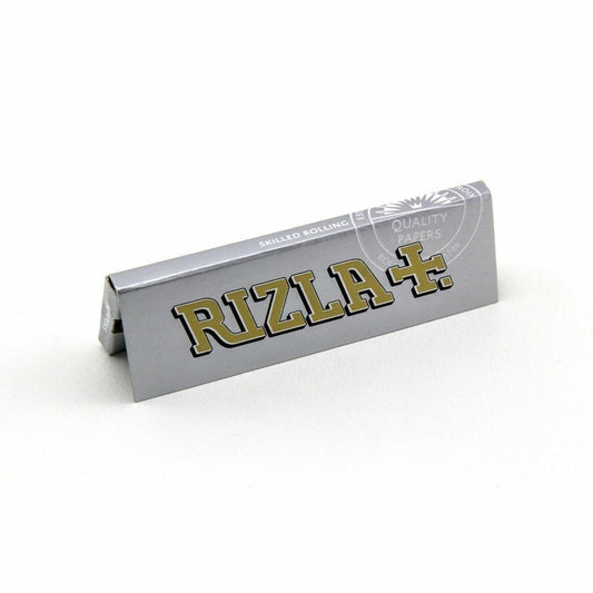100% Genuine RIZLA SILVER Cigarette Rolling Papers Regular Rolling Paper UK