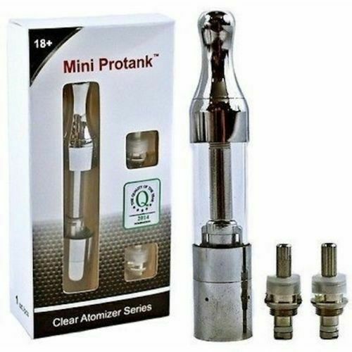 CHEAPEST Mini Protank shisha 1.6ml Tank Atomizer eGo 510 thread + 2 free coils