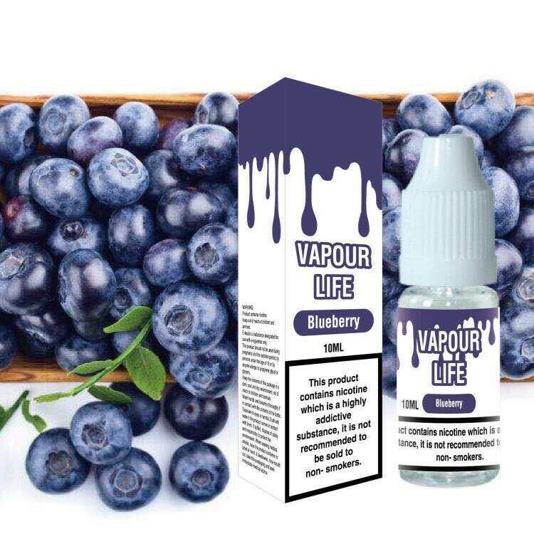 VAPOUR LIFE 10ml Strength Vape Juice E-Liquid 50vg / 50pg Cloud Chasing 0mg