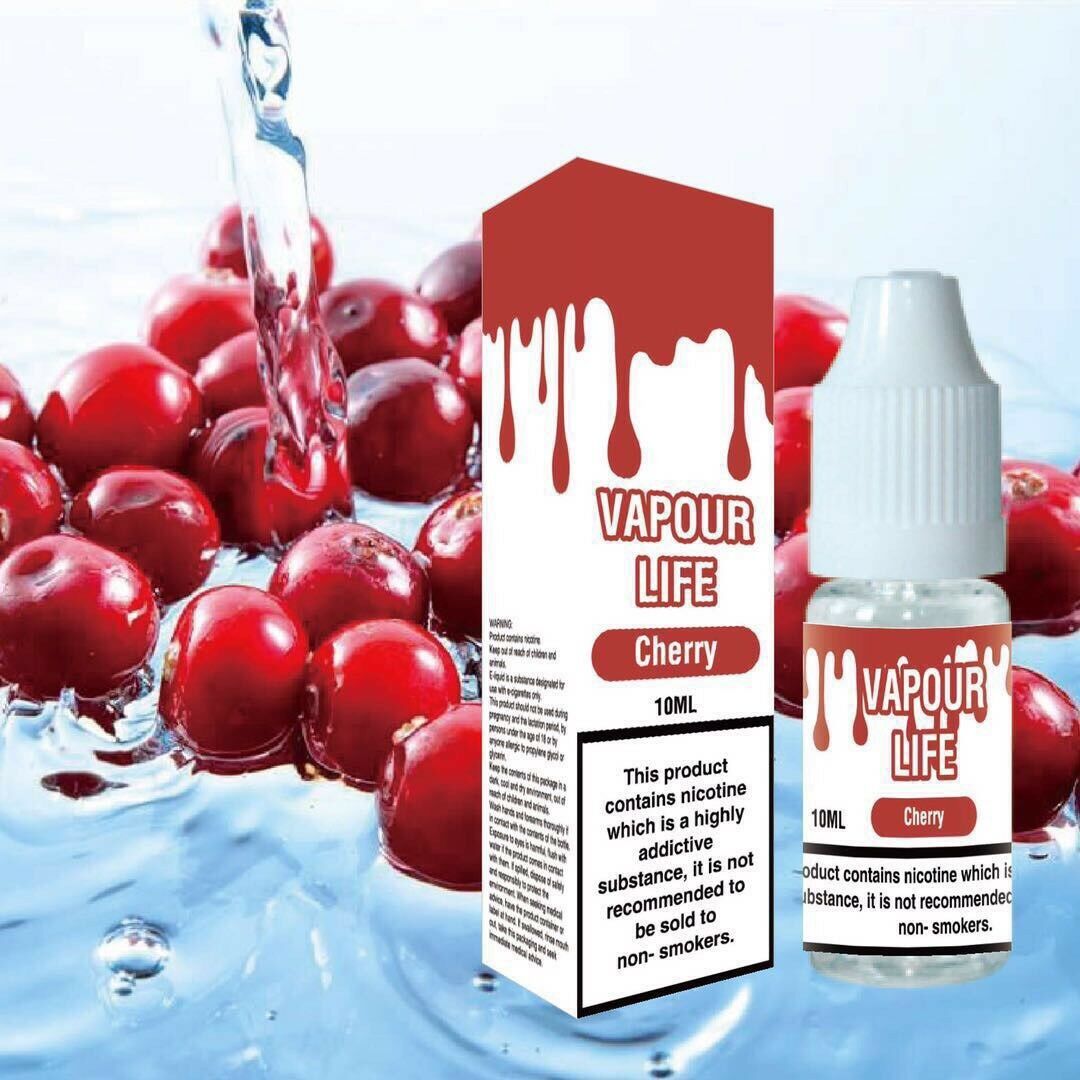 VAPOUR LIFE 10ml Strength Vape Juice E-Liquid 50vg / 50pg Cloud Chasing 3mg