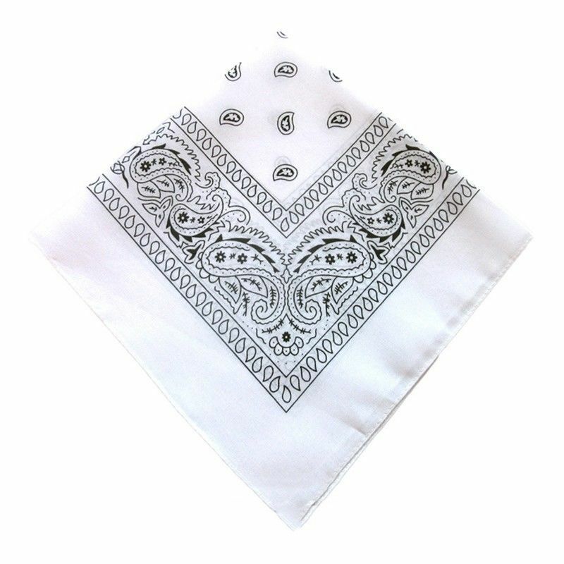 New Cotton Paisley Bandanna Hair Bands Scarf Neck Head tie Band Pack Of 12-48