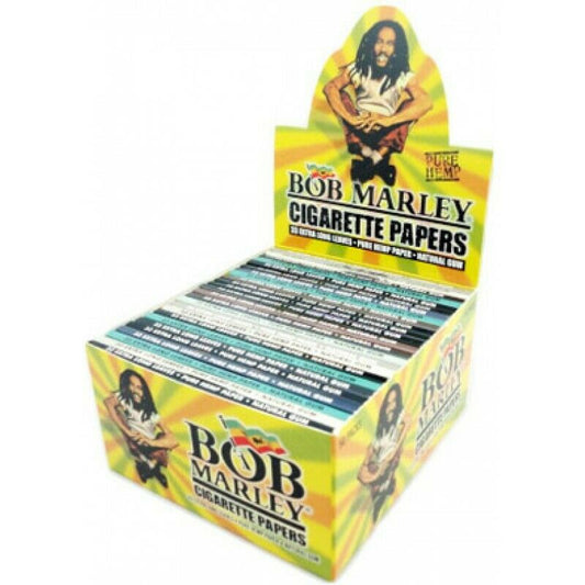 Bob Marley King Size Pure Hemp Paper Rizla Smoking Rolling Papers Natural Gum
