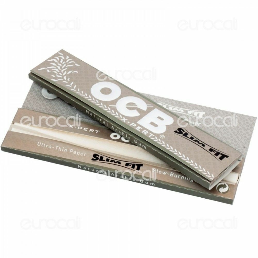 OCB X-PERT SLIM FIT KING SIZE CIGARETTE ROLLING PAPER 10 BOOKLETS ORIGINAL