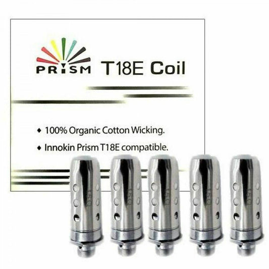 Genuine INNOKIN T18E / T22E COILS Prism Endura Replacement Coil Heads 1.5ohm 5pk