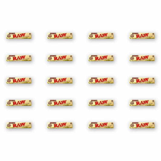 RAW ORGANIC Hemp King Size Slim Rolling Papers Booklets 20pcs