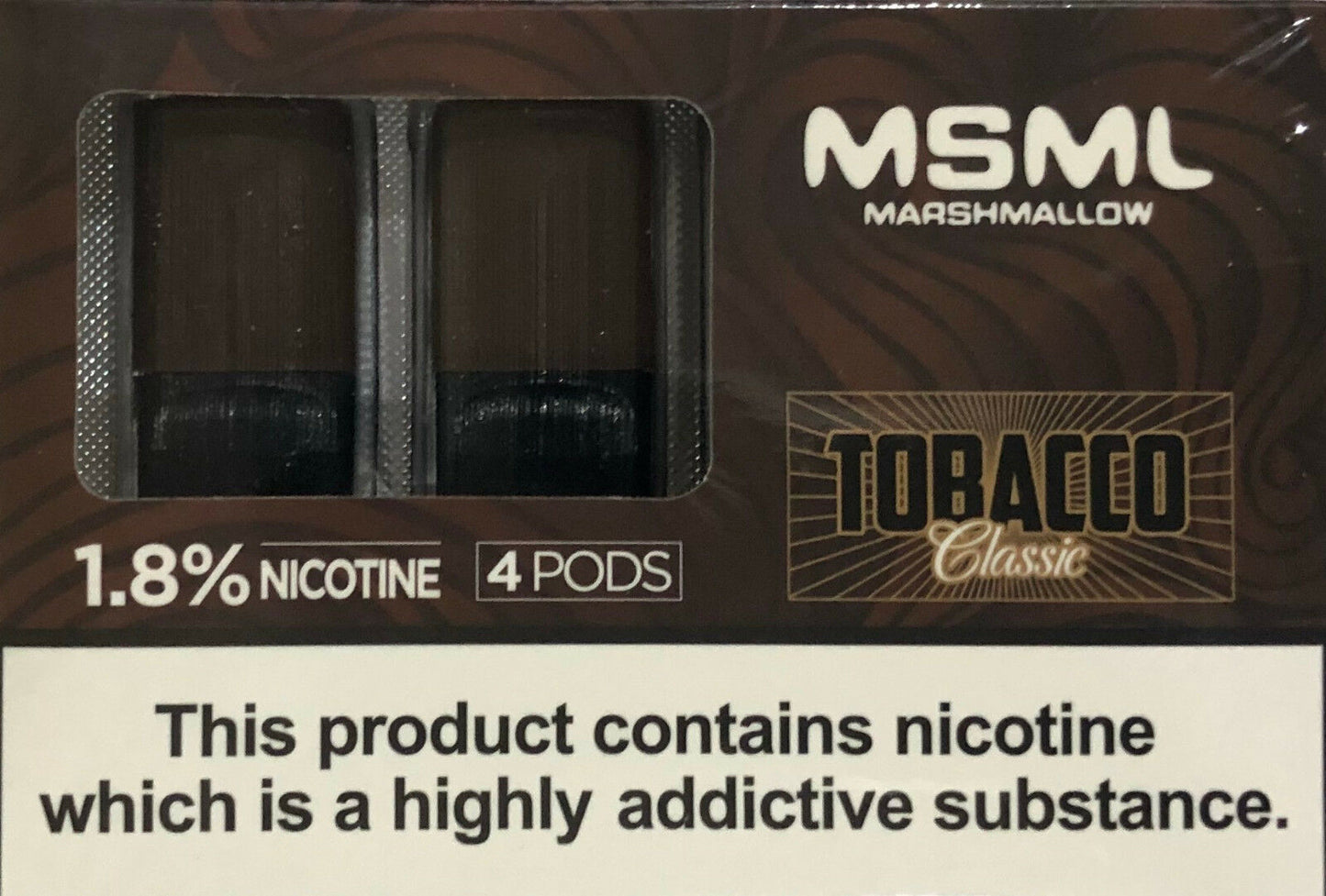 Marshmallow Pod Set ecig e Cigarette Vape Pod Closed System long lasting battery