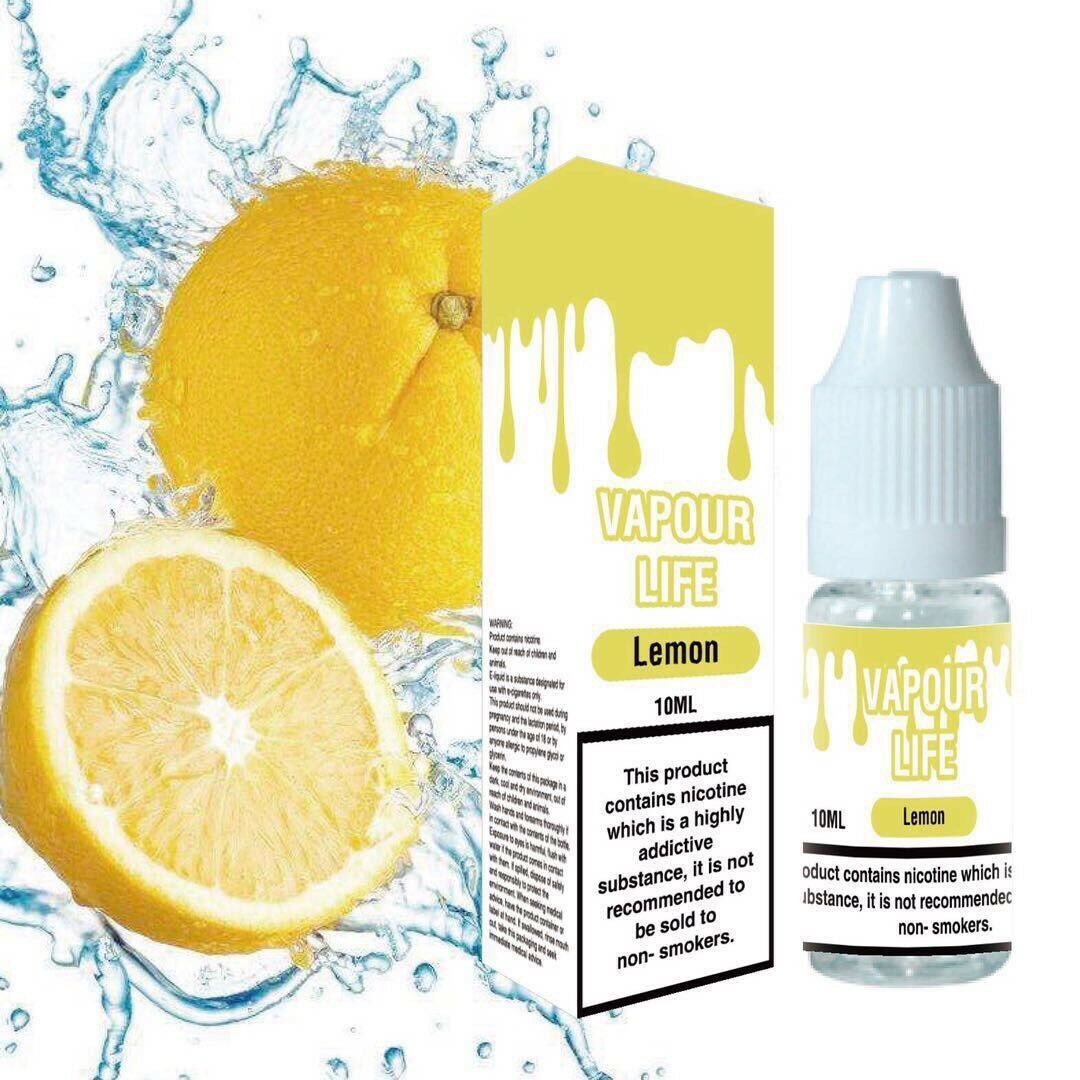 VAPOUR LIFE 10ml Strength Vape Juice E-Liquid 50vg / 50pg Cloud Chasing 0mg