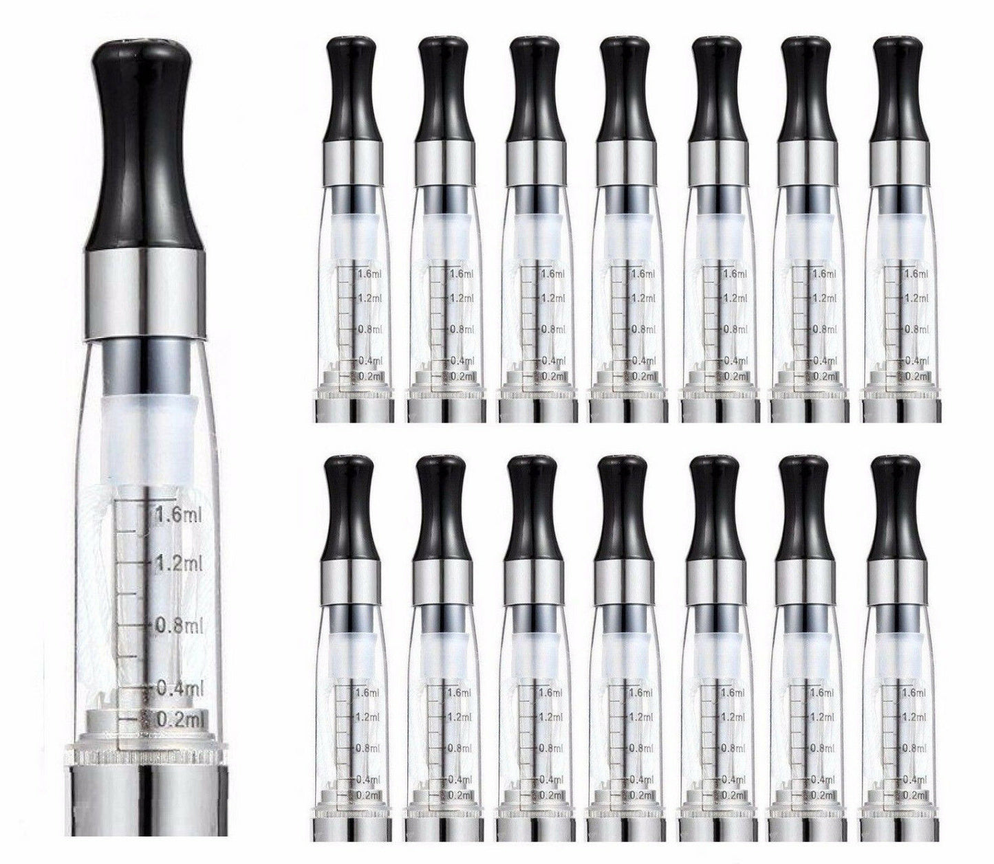 CE4 CLEAR ATOMIZERS Cleromizer Atomizer Atomiser Tanks E Shisha Cig Thread UK