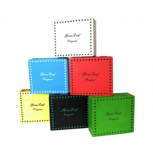 LARGE Wooden Rolling Box Grass Leaf Tobacco Stash Rizla Smoking Storage Roll Tub