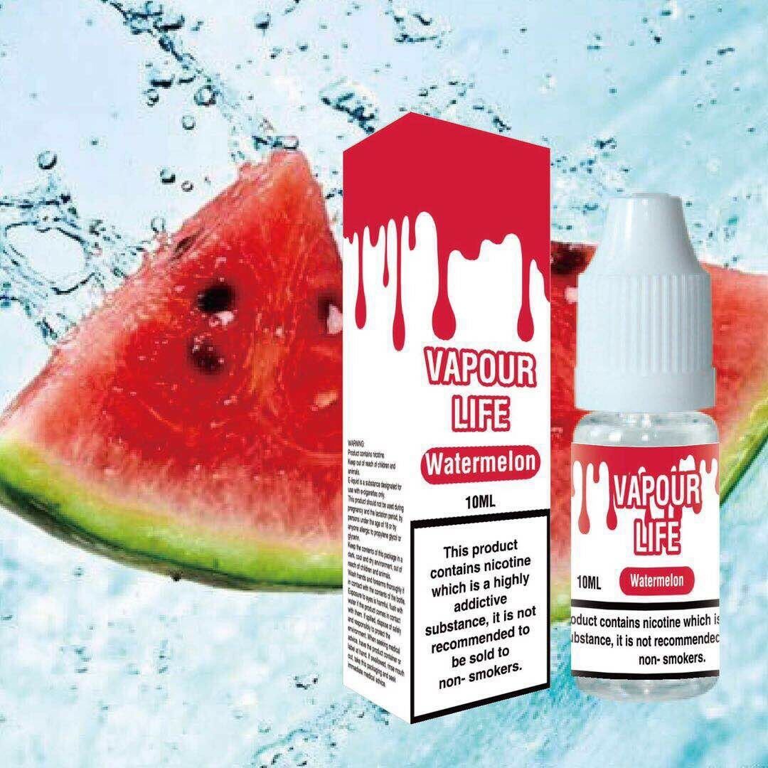 VAPOUR LIFE 10ml Strength Vape Juice E-Liquid 50vg / 50pg Cloud Chasing 0mg