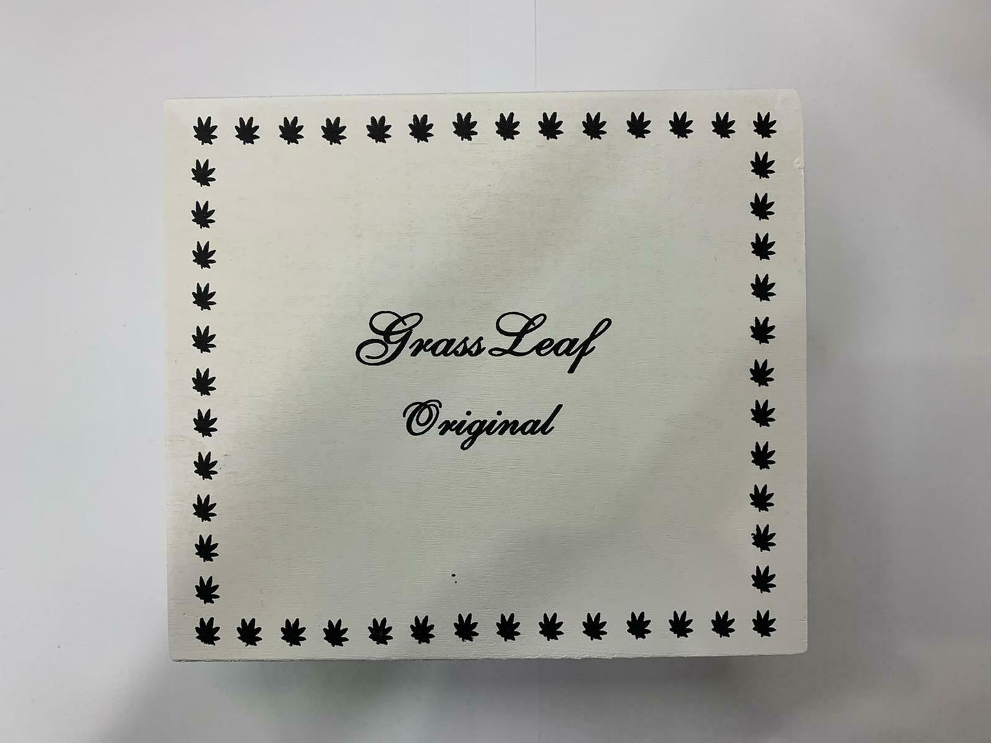 Large Wooden Rolling Box Grass Leaf Tobacco Stash Box Rizla Smoking Storage