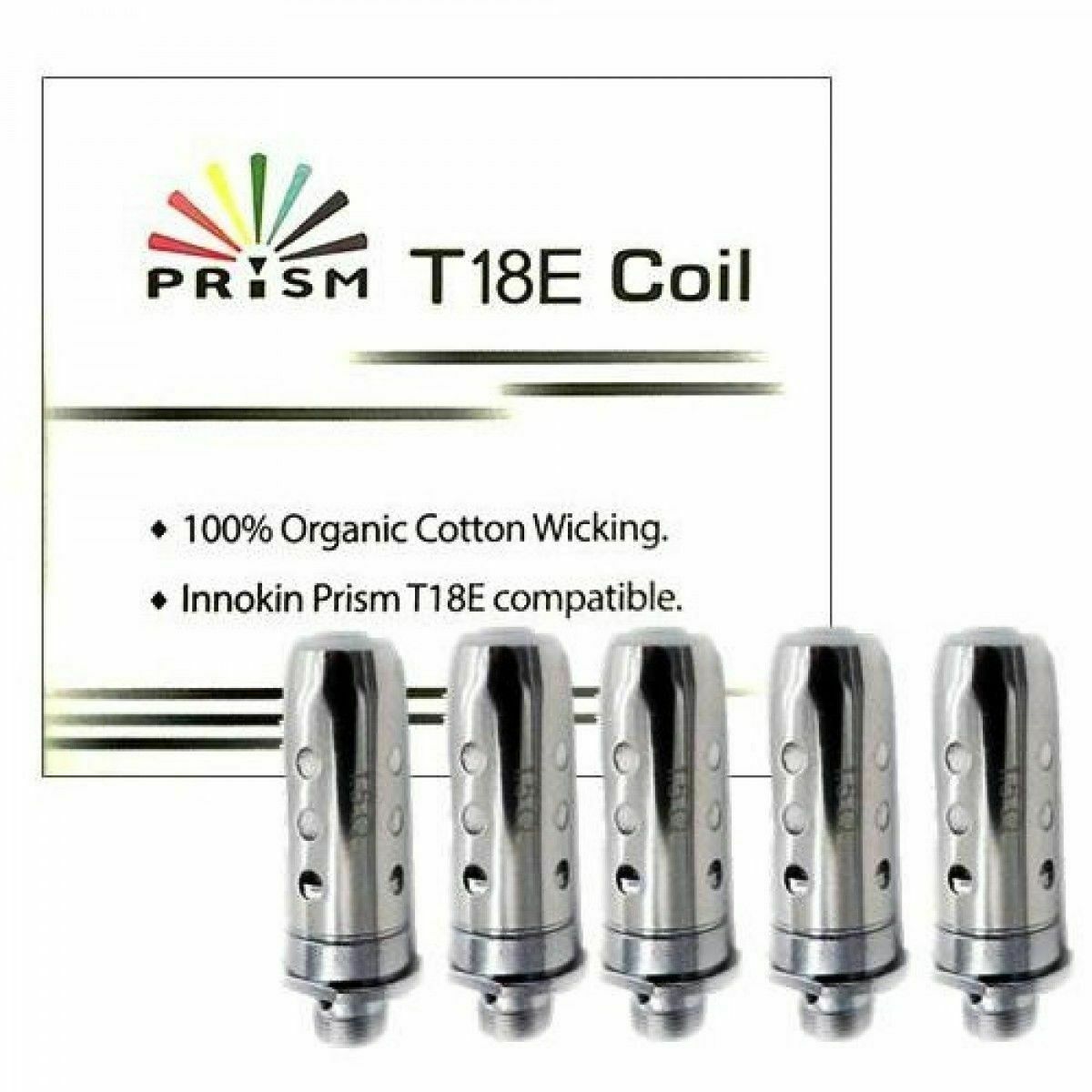Genuine INNOKIN T18E / T22E COILS Prism Endura Replacement Coil Heads 1.5ohm 5pk