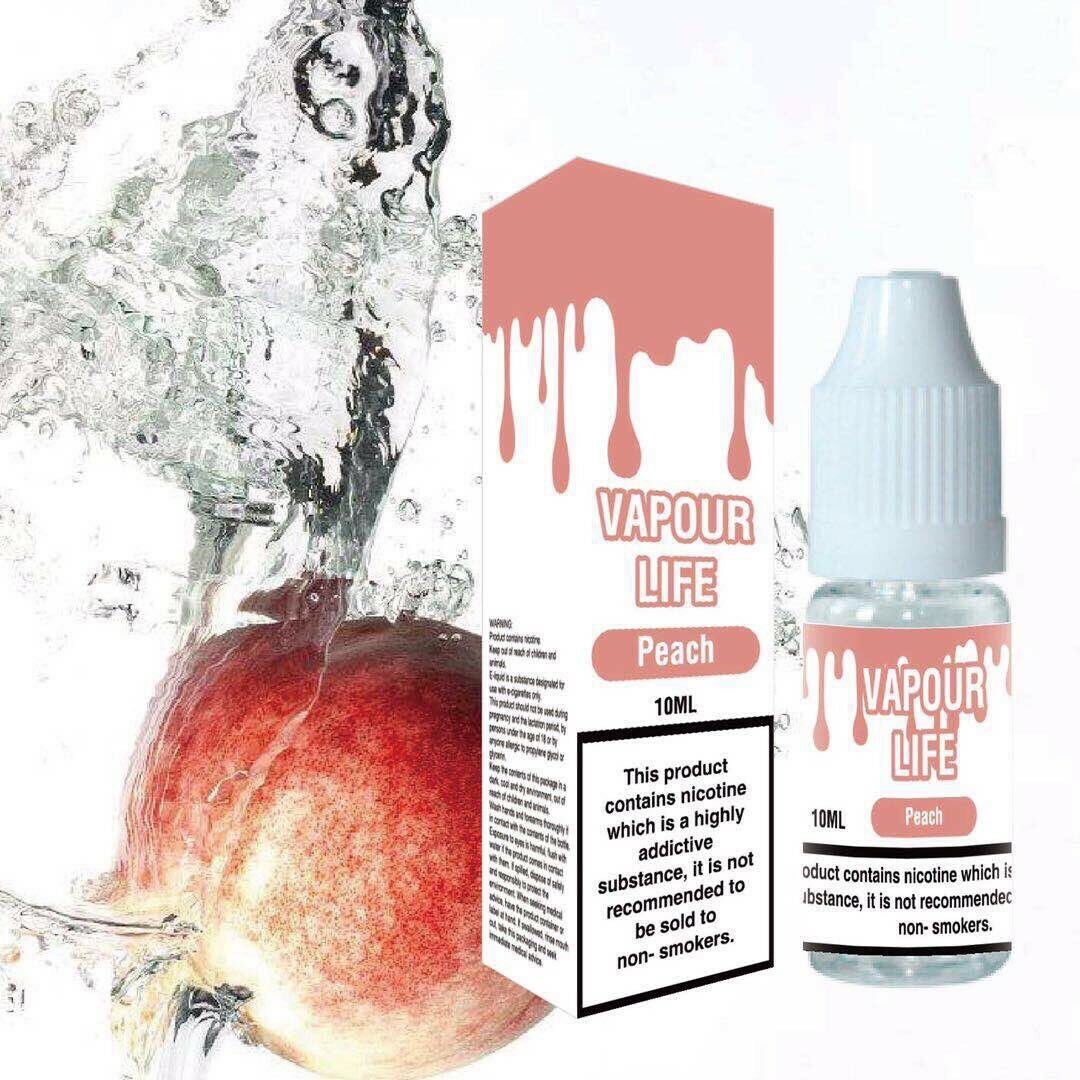 VAPOUR LIFE 10ml Strength Vape Juice E-Liquid 50vg / 50pg Cloud Chasing 0mg