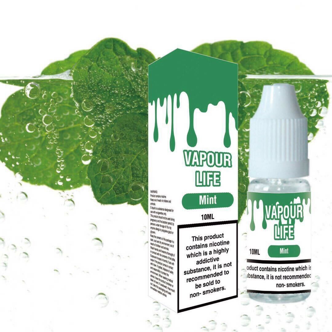 VAPOUR LIFE 10ml Strength Vape Juice E-Liquid 50vg / 50pg Cloud Chasing 18mg