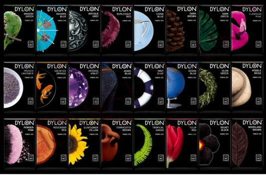 DYLON®  MACHINE DYE Clothes Fabric Dye Various Colours Unboxed & Flat Packed