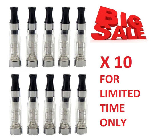 10 VAPE E  CIG  SHISHA PEN TANK TOP FILTER VAPOURISER-ATOMISER-CLEAROMISER CE  4