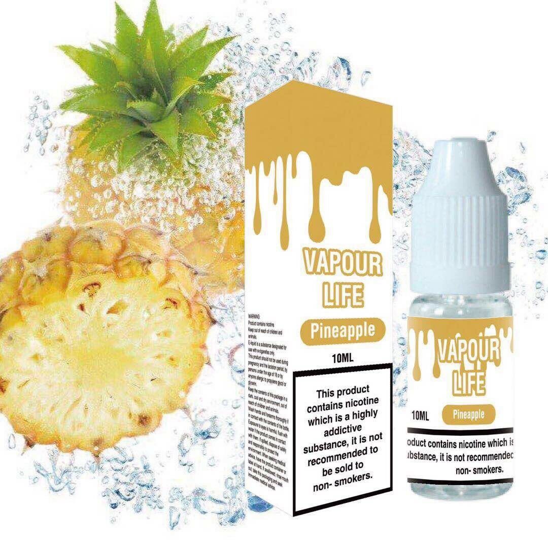 VAPOUR LIFE 10ml Strength Vape Juice E-Liquid 50vg / 50pg Cloud Chasing 0mg