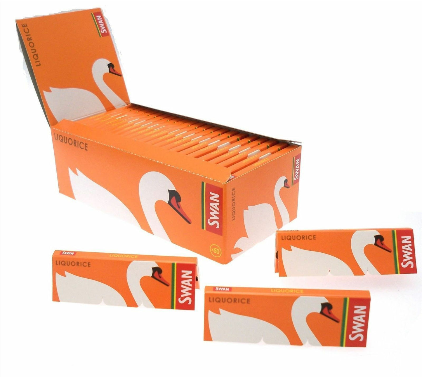 SWAN LIQUORICE Tobacco ROLLING Baccy PAPERS Cigarette Cig Smoking Booklets PAPER