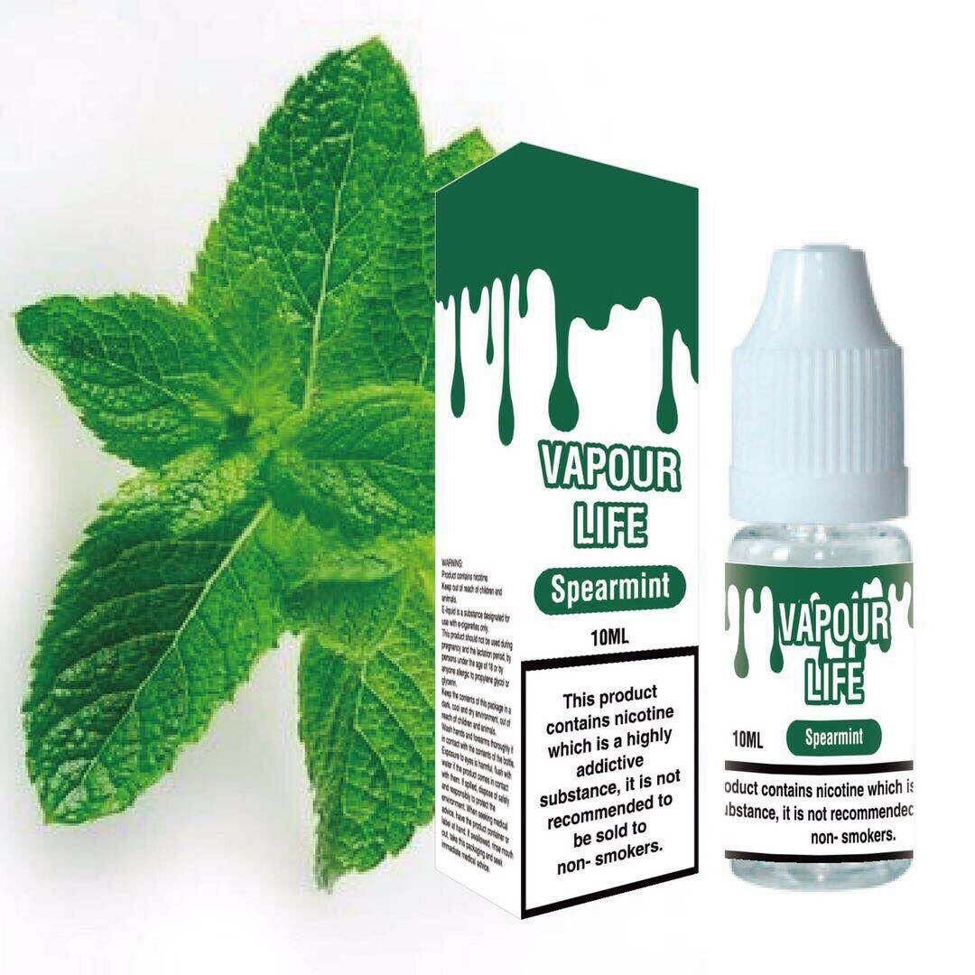 VAPOUR LIFE 10ml Strength Vape Juice E-Liquid 50vg / 50pg Cloud Chasing 0mg