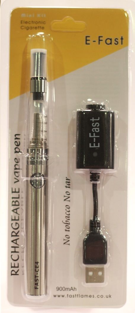 E-FAST E Shisha Pen Refillable Rechargeable 900MAH with E Juice Flavour