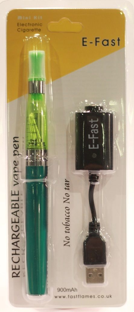 E-FAST E Shisha Pen Refillable Rechargeable 900MAH with E Juice Flavour