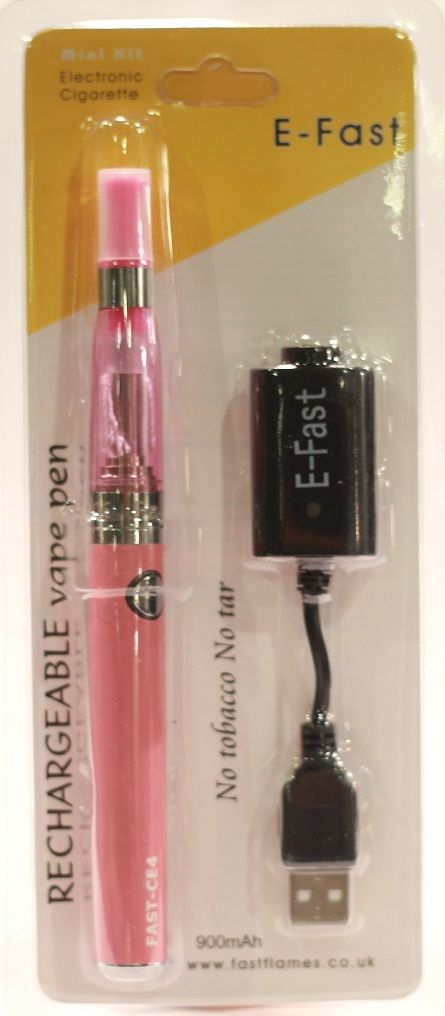 E-FAST E Shisha Pen Refillable Rechargeable 900MAH with E Juice Flavour