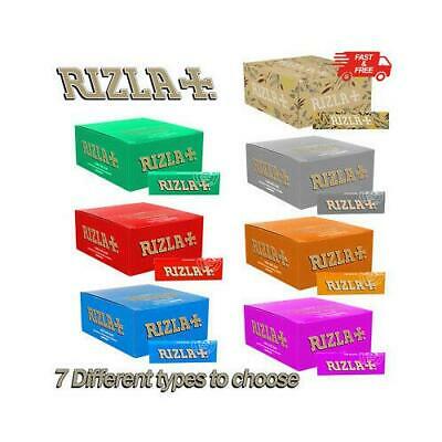 RIZLA RED SILVER GREEN BLUE NATURA PINK Regular Original Rolling Paper Cigarette