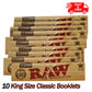 RAW CLASSIC Rolling Papers King Size Slim 110mm with Roach Filter Tips Rizla Kit