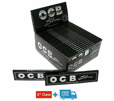 OCB PREMIUM BLACK ROLLING PAPERS + FILTERS / PERFORATED TIPS (5/10/20) BOOKLETS