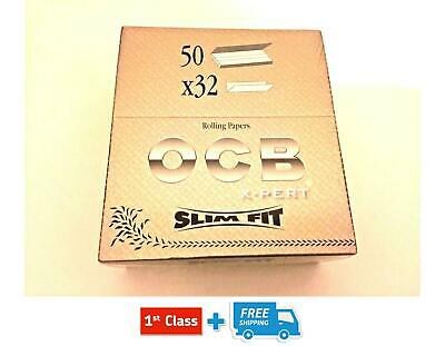 OCB X-PERT SLIM FIT KING SIZE SMOKING ROLLING PAPER (1/10/20/30/40/50 BOOKLETS)