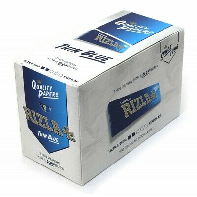 Rizla Blue Regular Genuine Cigarette Smoking Thin Rolling Papers Original