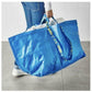 15x IKEA FRAKTA - Blue Large Reusable Bags Carry Storage Shopping Laundry Moving