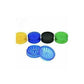 60mm 3 Part No1 Grinder Plastic Herb Shark Teeth Tobacco Storage Magnetic