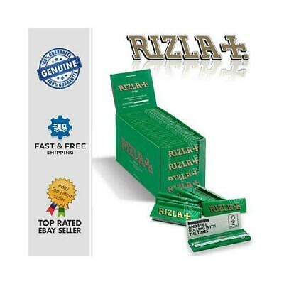 RIZLA GREEN REGULAR Rolling Paper Original Cigarette Smoking Paper Skins Sheets