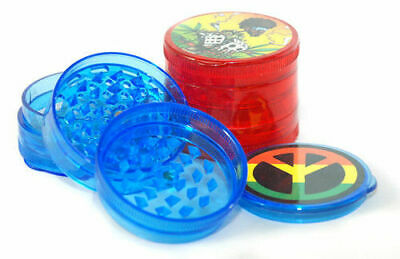 5 Part Acrylic Herb Plastic Grinder Rizla Grinder Magnetic Herb Grinder 5 Part