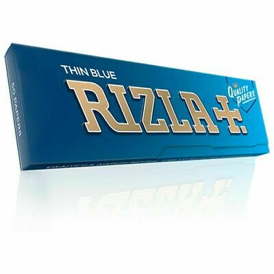New Genuine Rizla Blue Rolling Paper Regular Standard Tobacco Smoking 10 Booklet