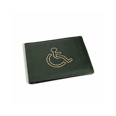 BLACK DISABLE BADGE HOLDER PROTECTOR DISPLAY COVER FOR BLUE BADGE PARKING