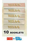 RIZLA KING SIZE SILVER ROLLING PAPERS AND RAW HEMP NATURAL UNREFINED TIPS
