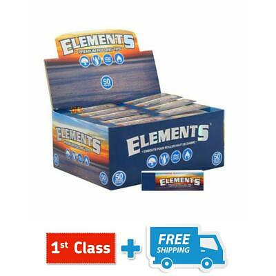 1 5 10 25 50 ELEMENTS NON PERFORATED Tips Roach  Rolling Paper Original Tips