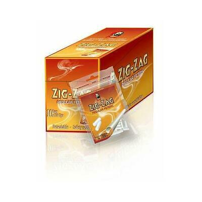 ZIG ZAG REGULAR FILTER TIPS 100 TIPS PER PACK ZIGZAG CIGGARETTE FILTERS