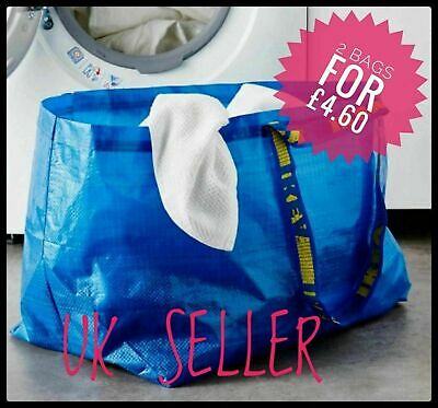 IKEA FRAKTA Blue Storage, Best Quality Carry Bags Shopping, Laundry, Moving 71L