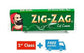 NEW ZIG ZAG GREEN / RED / BLUE REGULAR SIZE SMOKING ROLLING PAPERS GENUINE