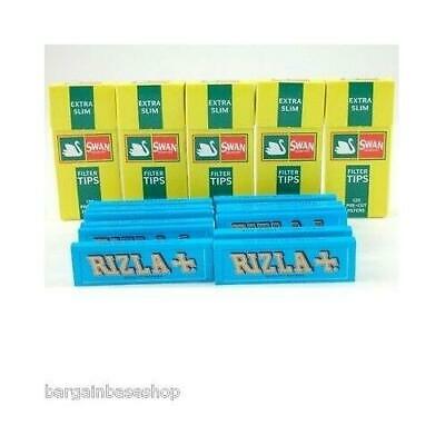 600 Swan Extra Slim Filters + Rizla Green,Red,Blue,Silver,Liquorice,Ezee,Zig Zag