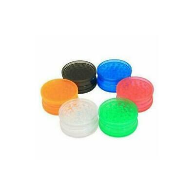 60mm 3 Part No1 Grinder Plastic Herb Shark Teeth Tobacco Storage Magnetic