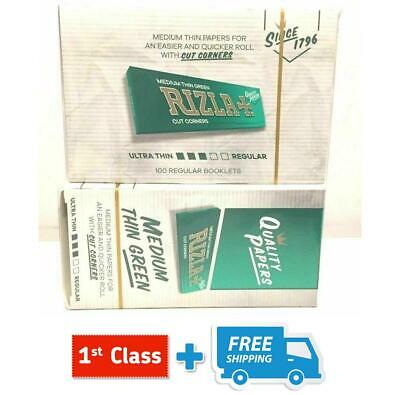 600 RIZLA GREEN ROLLING PAPERS & 600 SWAN EXTRA SLIM FILTER TIPS ORIGINAL