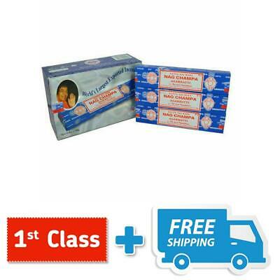 Satya Sai Baba Original Nag Champa Joss Incense Sticks 15g Box (3 Packs)