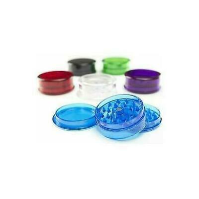 60mm 3 Part No1 Grinder Plastic Herb Shark Teeth Tobacco Storage Magnetic