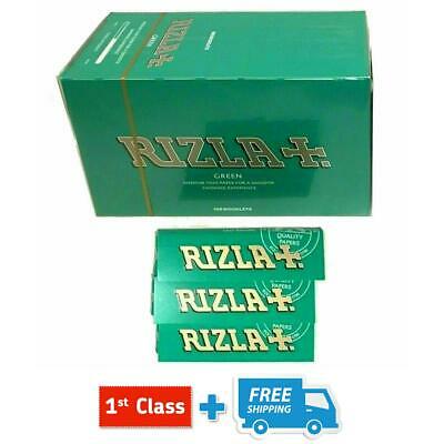 600 RIZLA GREEN ROLLING PAPERS & 400 SWAN LONG EXTRA SLIM FILTER TIPS - UK