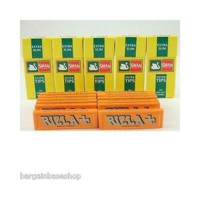 600 Swan Extra Slim Filters + Rizla Green,Red,Blue,Silver,Liquorice,Ezee,Zig Zag