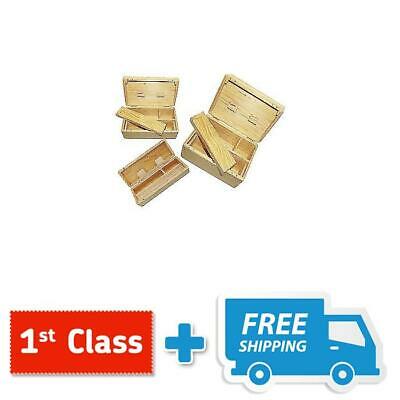 Genuine Wooden Rolling Box Grass Leaf Tobacco Rizla Smoking Storage Tub